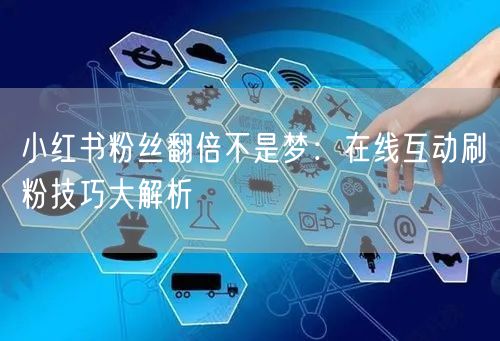 小红书粉丝翻倍不是梦：在线互动刷粉技巧大解析