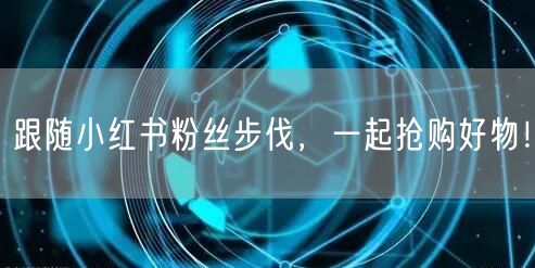 跟随小红书粉丝步伐，一起抢购好物！