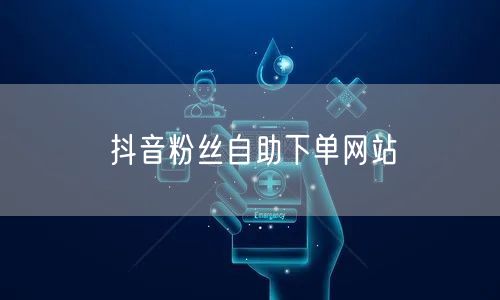 抖音粉丝自助下单网站