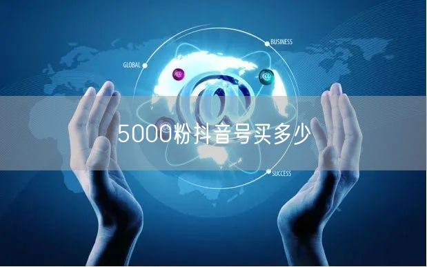 5000粉抖音号买多少