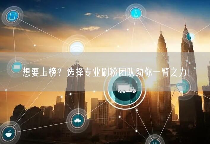 想要上榜？选择专业刷粉团队助你一臂之力！