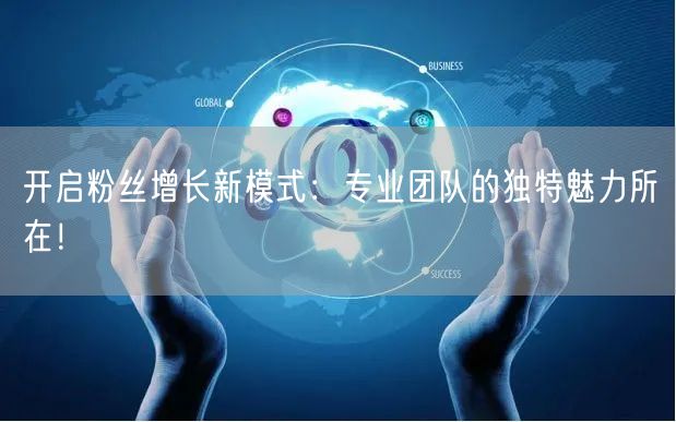 开启粉丝增长新模式：专业团队的独特魅力所在！