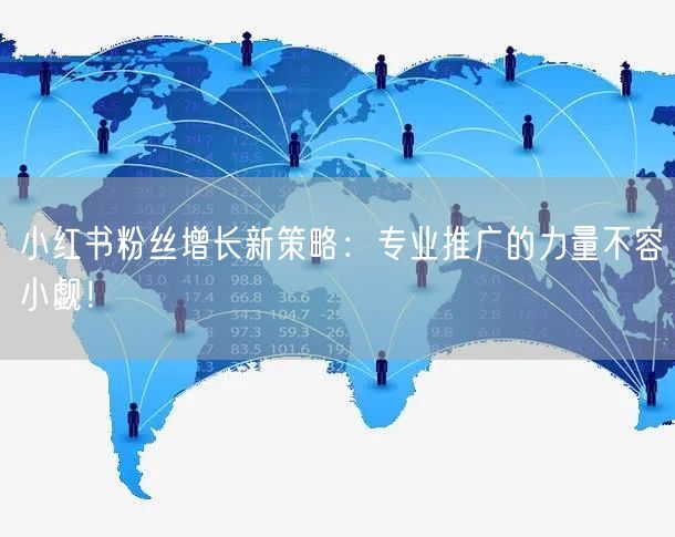 小红书粉丝增长新策略：专业推广的力量不容小觑！