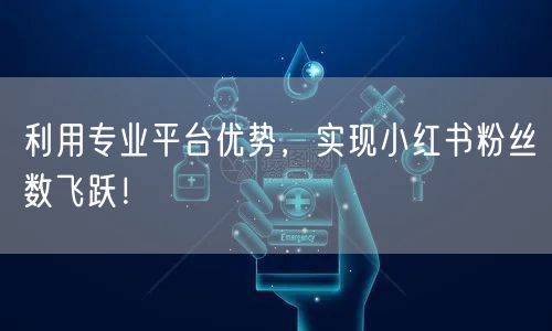 利用专业平台优势，实现小红书粉丝数飞跃！