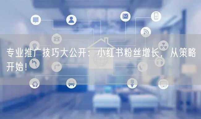 专业推广技巧大公开：小红书粉丝增长，从策略开始！