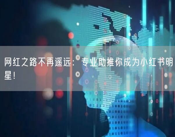 网红之路不再遥远：专业助推你成为小红书明星！
