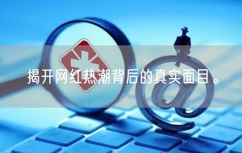 揭开网红热潮背后的真实面目。