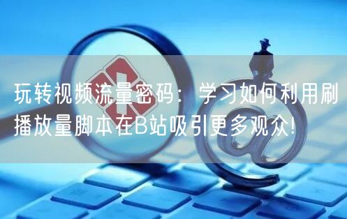 玩转视频流量密码：学习如何利用刷播放量脚本在B站吸引更多观众!