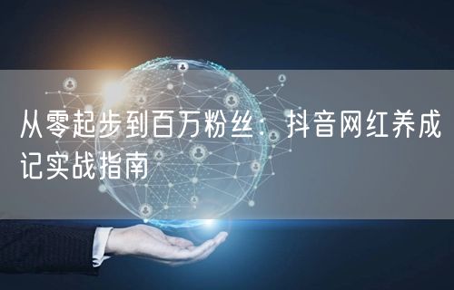 从零起步到百万粉丝：抖音网红养成记实战指南