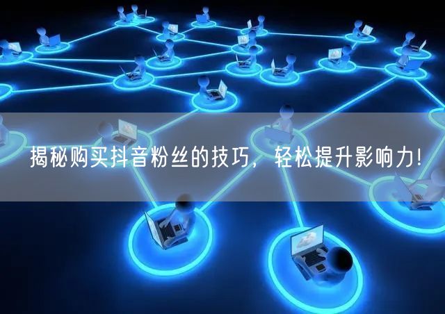揭秘购买抖音粉丝的技巧，轻松提升影响力！