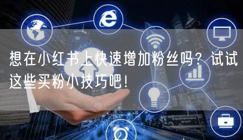 想在小红书上快速增加粉丝吗？试试这些买粉小技巧吧！