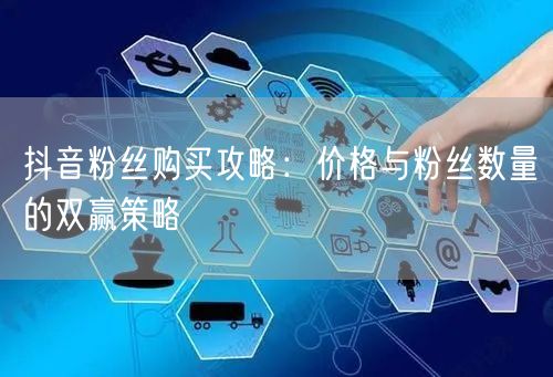 抖音粉丝购买攻略：价格与粉丝数量的双赢策略