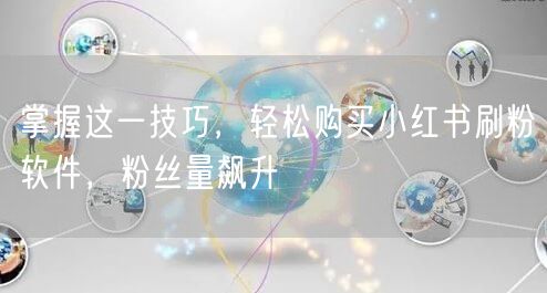 掌握这一技巧，轻松购买小红书刷粉软件，粉丝量飙升