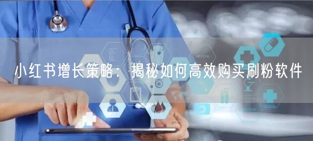小红书增长策略：揭秘如何高效购买刷粉软件