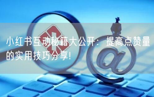 小红书互动秘籍大公开：提高点赞量的实用技巧分享!