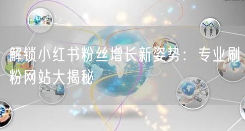解锁小红书粉丝增长新姿势：专业刷粉网站大揭秘