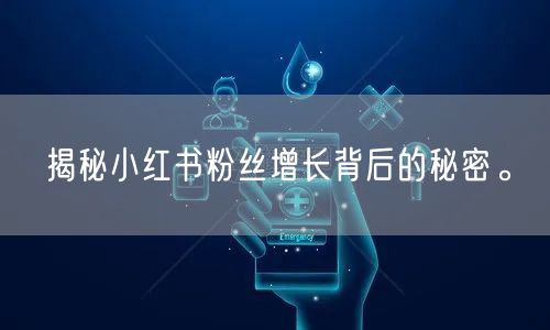 揭秘小红书粉丝增长背后的秘密。