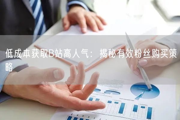 低成本获取B站高人气：揭秘有效粉丝购买策略