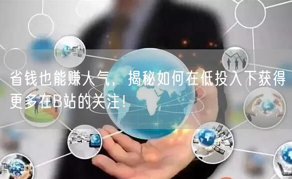 省钱也能赚人气，揭秘如何在低投入下获得更多在B站的关注！