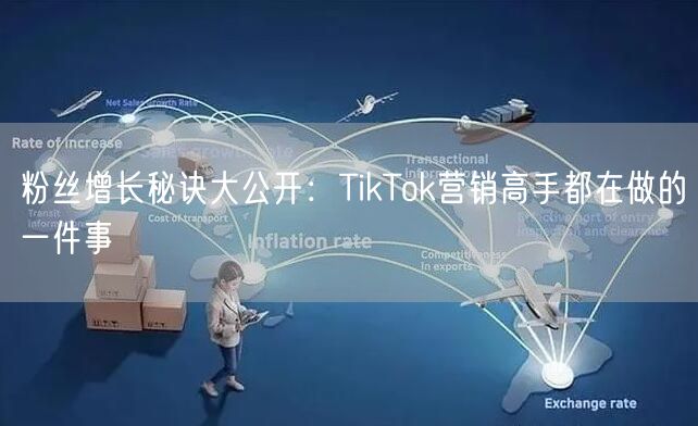 粉丝增长秘诀大公开：TikTok营销高手都在做的一件事