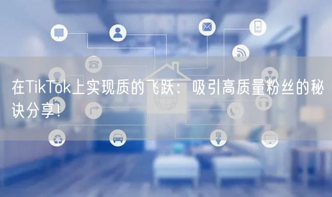在TikTok上实现质的飞跃：吸引高质量粉丝的秘诀分享！