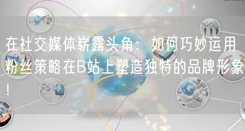 在社交媒体崭露头角：如何巧妙运用粉丝策略在B站上塑造独特的品牌形象！